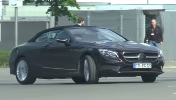 Mercedes-Benz S-Class Cabriolet Spy 02