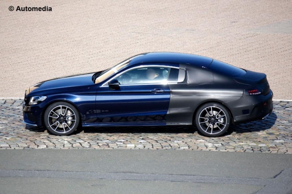 Mercedes-Benz C-Class Coupe Spy 04