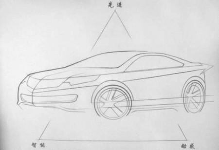 汽车内部结构透视图