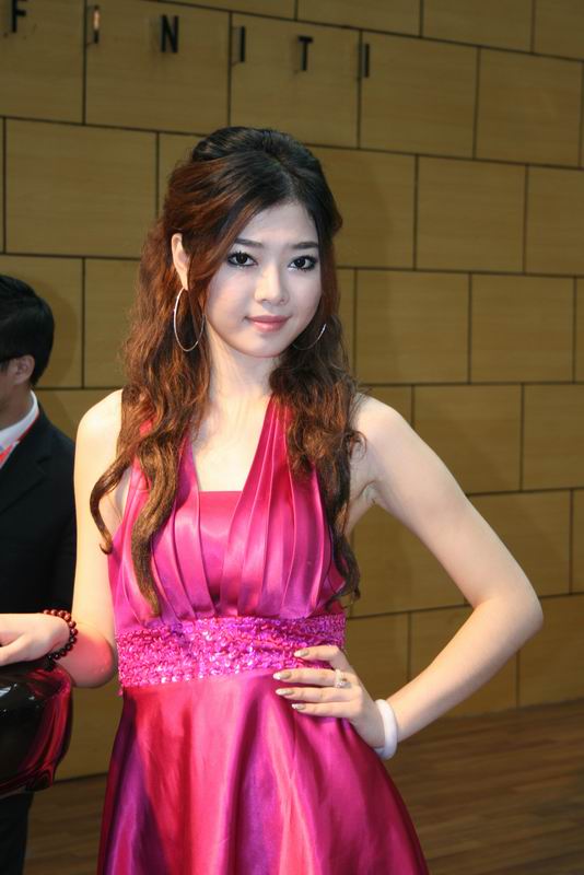 2009西安国际汽车博览会美女模特