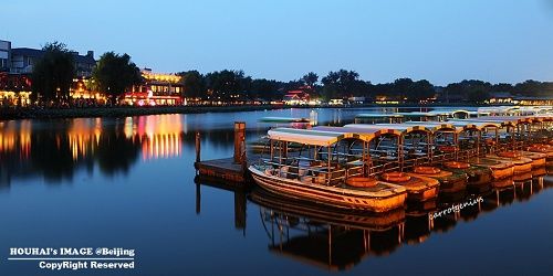 后海夜景