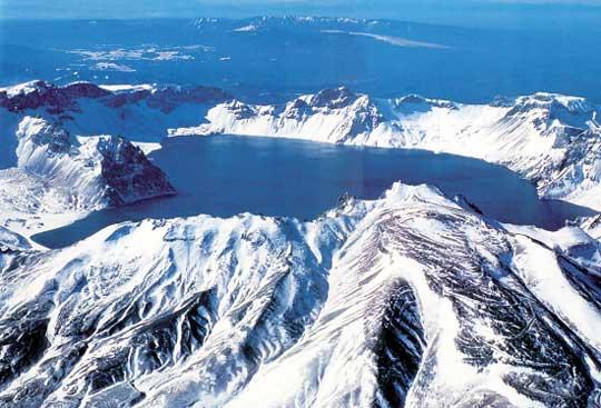 长白山天池 东北童话雪景抢先赏(组图)