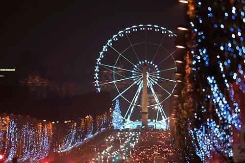Champs Elysees lights Christmas
