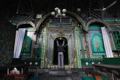 It is built of sandalwood