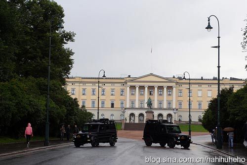 The military road blockade