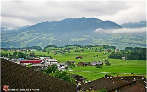 The Swiss town of scenery