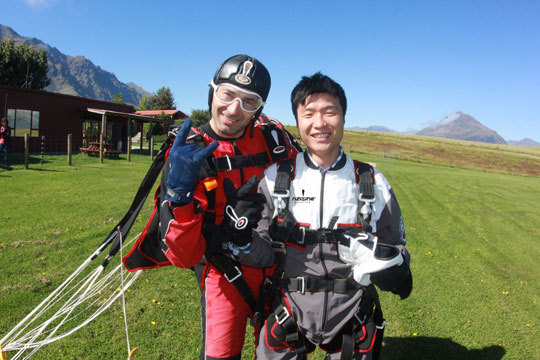 Skydiving is a life unforgettable experience