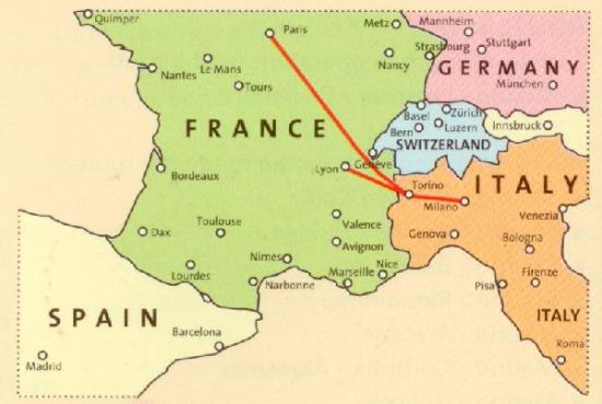 法国、意大利Artesia De Jour高速列车之旅