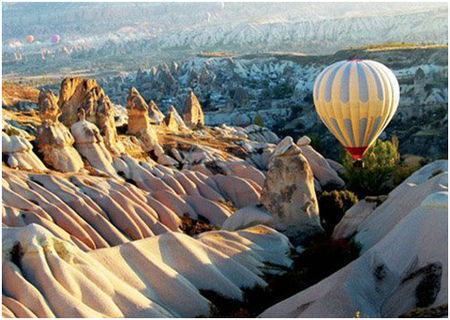 Overlooking the Cappadocia