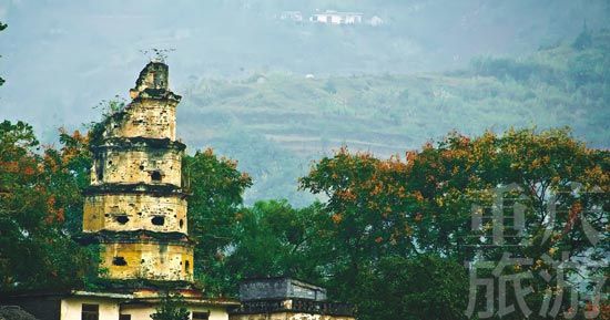 Today the town deep in the Three Gorges area of the Yangtze River water