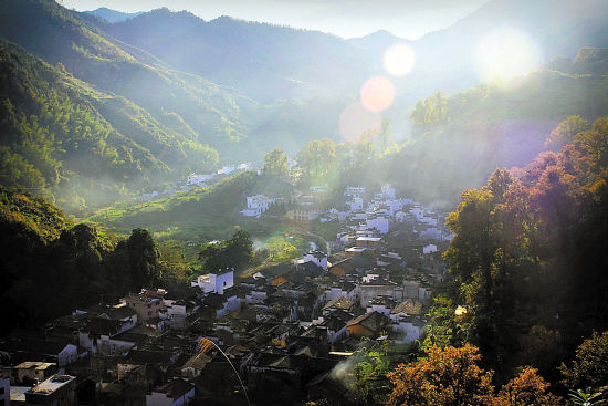 适合冬天旅游的地方  江西婺源  色彩炫目让人醉