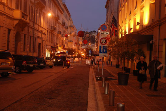 The streets of nice