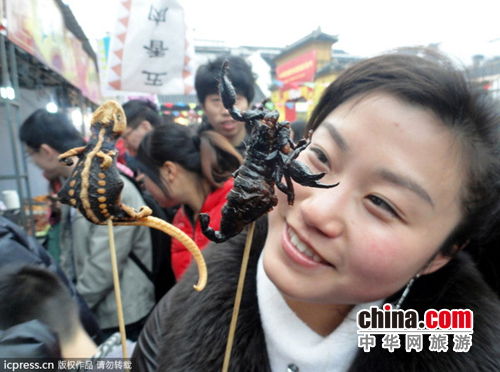 舌尖上的恐怖片 盘点国内重口味美食街