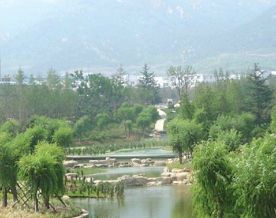 青岛世园会整治完工七成 周边山体绿衣裹身