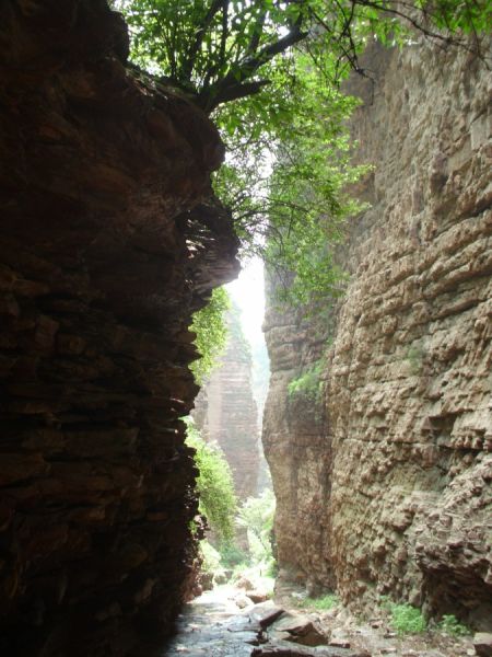 游山玩水行走峰峦叠翠九龙峡