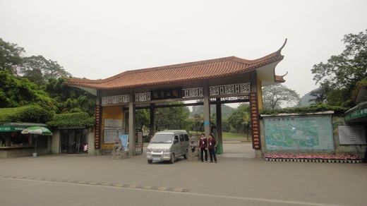 柳州龙潭公园位于柳州市区南部,距市中心仅三公里,规划面积约544公顷,是一个融喀斯特自然山水景观,中国南方少数民族风情文化,亚热带岩溶植物科研、科普、植物景观为一体的大型风景游览区。龙潭公园林木苍翠、群山环抱、自成屏障,卧虎山、美女峰、孔雀山等二十四峰形态各异,耸立于一湖(镜湖)二潭(龙潭、雷潭)四谷地之间。雷山绝壁下涌出一泓清泉在雷、龙二山间汇成龙潭古称雷塘,咫尺相隔的雷潭经地下河与之相潜通。清澈的潭水经八龙喷雪坝泻入镜湖后蜿蜒如游龙穿园而过,注入园外蓬花山下的溶洞里,消失得无影无踪。