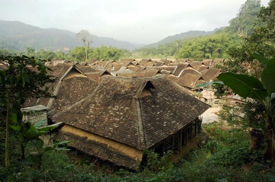 西双版纳傣族建筑