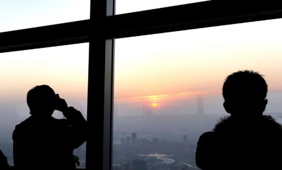 步步高升 上海元旦登高好去处:环球金融中心