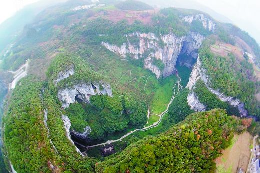 重庆境内的中国之最 自然地形直辖市中最精彩