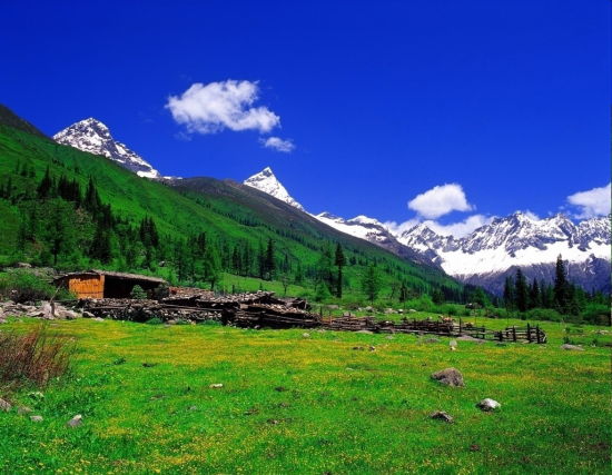 蜀山之后四姑娘山 中国的阿尔卑斯_中国旅游游