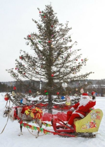 去漠河北极村寻找来自芬兰的圣诞老人