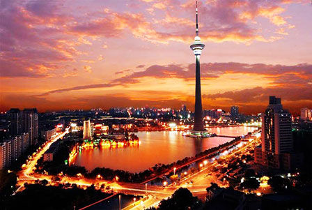 津门十景--天塔旋云_新浪旅游_新浪网