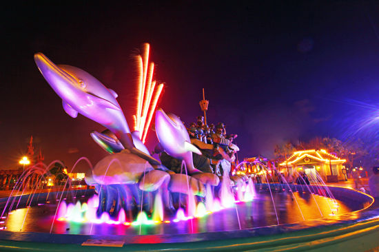 大连发现王国夜场的所有项目和白天一样都开的