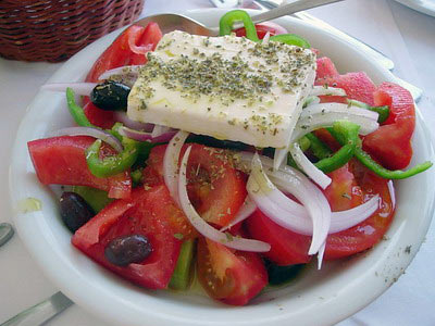 鲜润爽口的希腊菜(图)