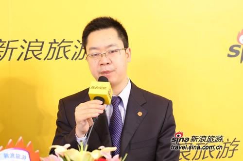组图:新浪旅游专访中国国旅总社副总裁陈月亮