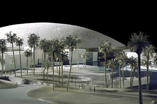组图:迪拜前卫博物馆 沙漠中的艺术