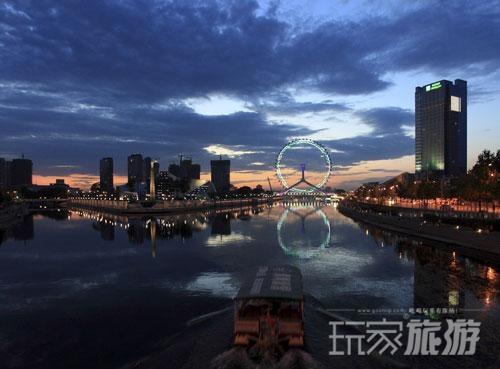 海河夜景