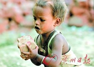 童工在印度很普遍。(资料图)