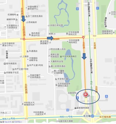 观众服务班车下行路线图 观众服务班车下行路线图
