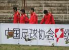 图文-[中甲]延边队1-0北京宏登场外广告牌遭重创