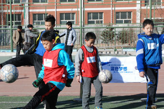 三星切尔西选秀活动张家口站 小球员为蓝军梦