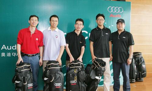 2008奥迪quattro杯高尔夫锦标赛北部区太伟开杆