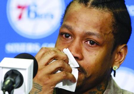 重返费城76人 艾弗森哭了 答案保证不再有问