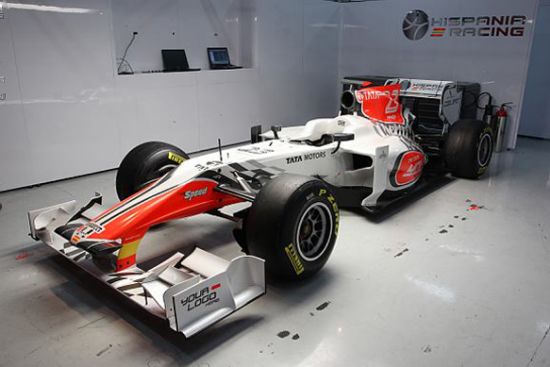 HRT车队发布新车F111 仅剩2天测试为达