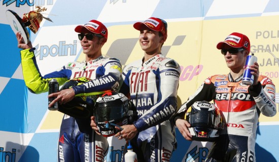 当日,在日本茂木赛道举行的2009年世界摩托车锦标赛(motogp)日本站