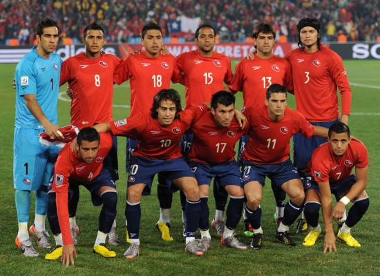 图文-[小组赛]西班牙VS智利 智利队首发阵容_国