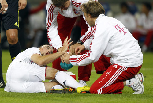 图文-[德甲]霍芬海姆vs拜仁 队医啊你赶紧救救我
