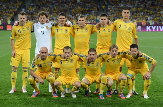 图文-[欧洲杯]乌克兰2-1瑞典 乌克兰队首发阵容