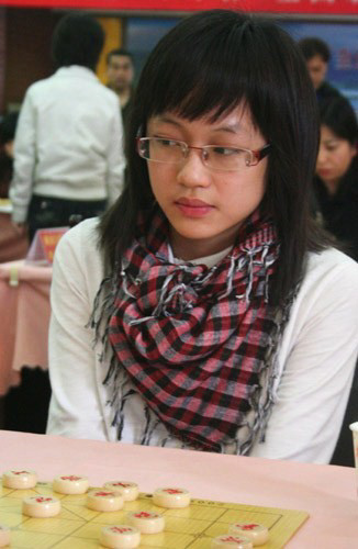 52); 中山美女棋手时凤兰,90后,聪明好学,目前已获得女子象棋大师