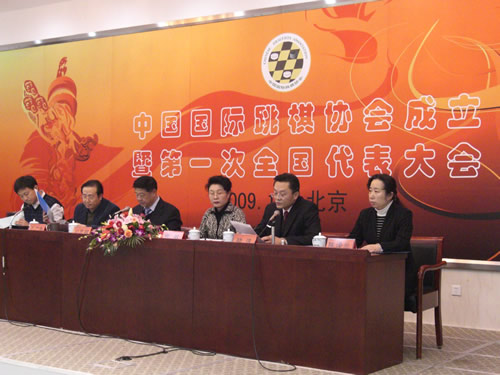 图文-中国国际跳棋协会成立大会众多领导出席大会