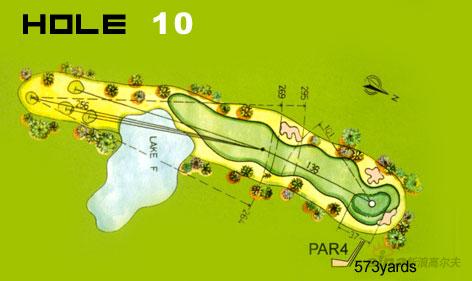图文-四川国际高尔夫球场球道攻略 第十洞