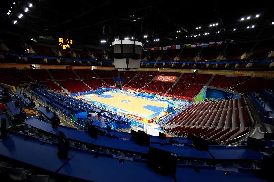 图文-奥运篮球馆静候运动健儿NBA标准的球馆