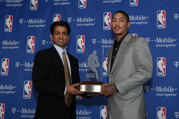 图文-[NBA]罗斯当选2009年NBA最佳新秀 