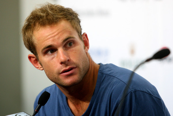 andy roddick serve. Scores: Andy Roddick (No.