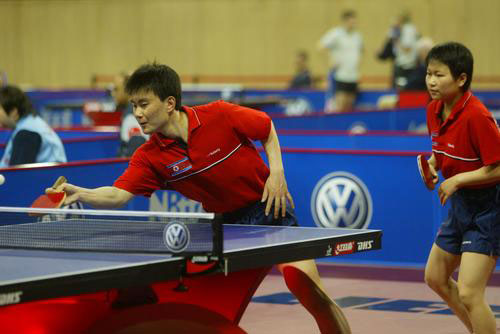 资料图片-奥运乒乓球亚洲区选手巡礼 朝鲜金赫峰