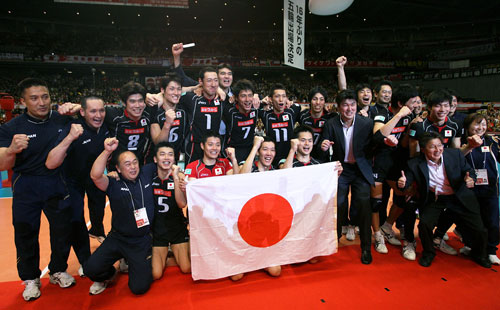 日本男排获北京奥运会参赛资格
